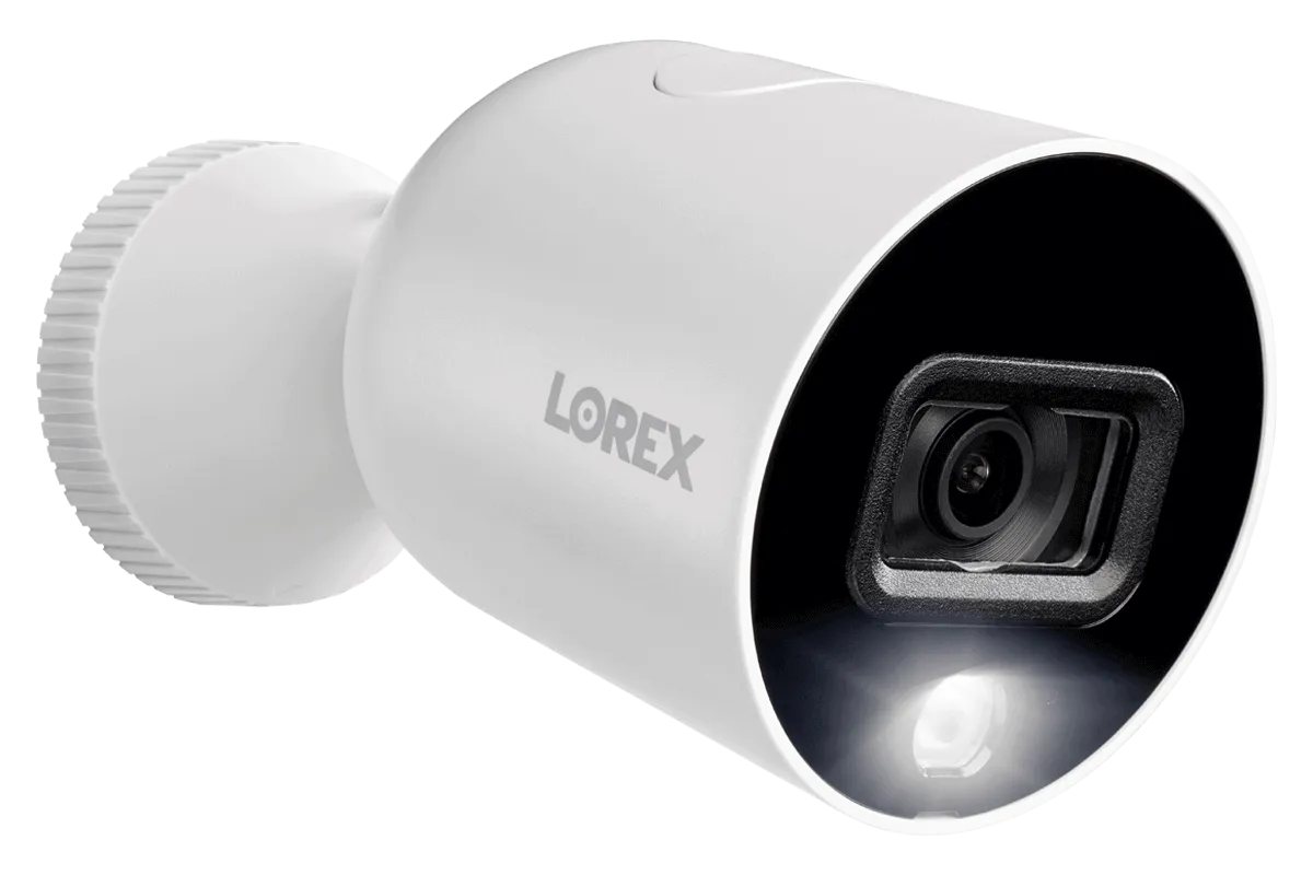 Lorex Smart Home Security Center with 4 Outdoor Wi-Fi Cameras, 2K Video Doorbell and 3 Sensors