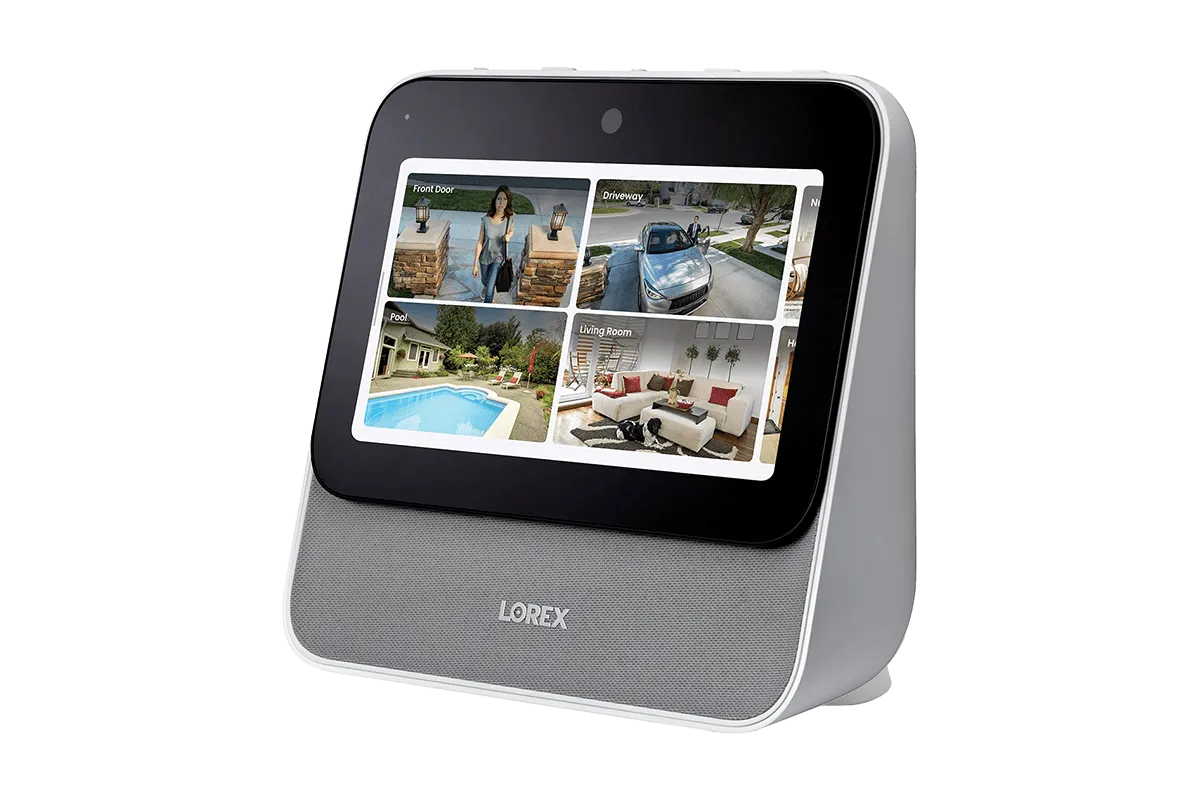 Lorex Smart Home Security Center with 6 Outdoor Wi-Fi Cameras, 2K Video Doorbell and 3 Sensors