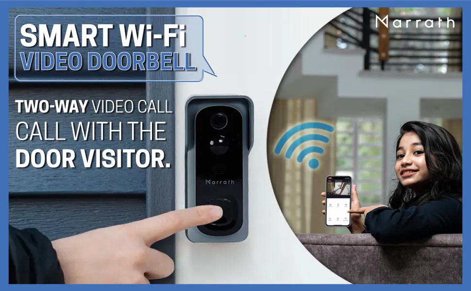 Marrath  Smart Wi-Fi Video Doorbell