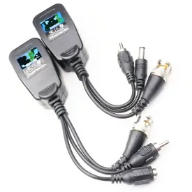 Passive Video Balun for Video Security Systems