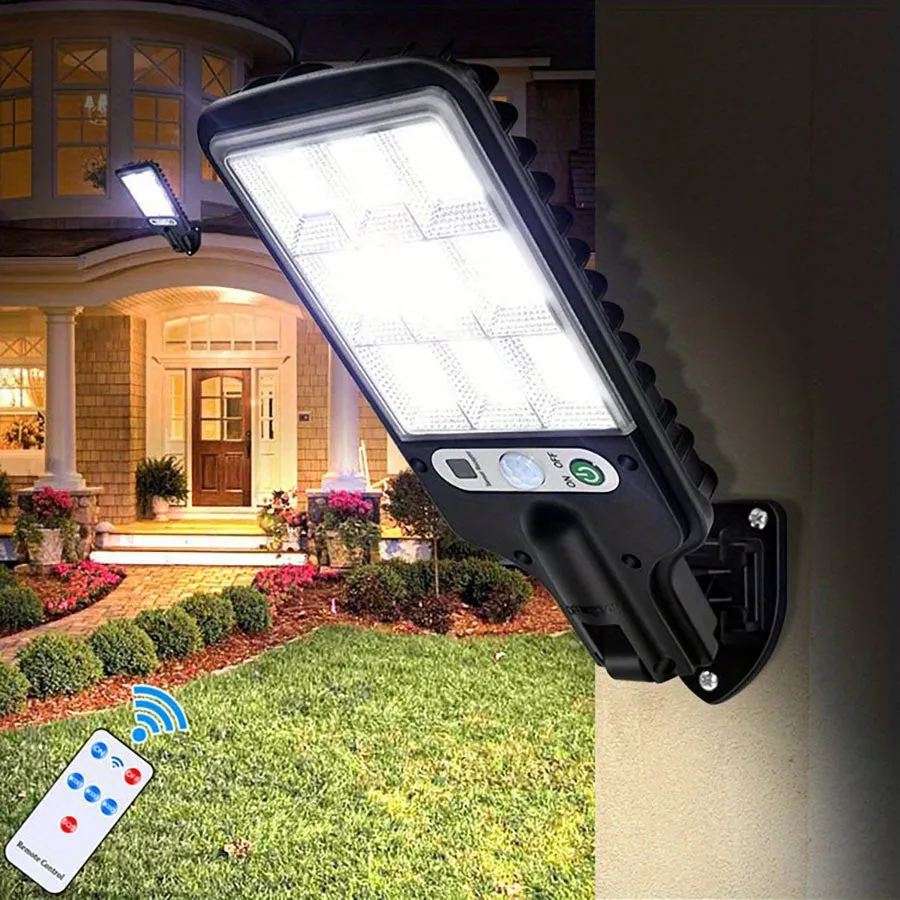 Remote Controlled Solar Security Light for Garden and Garage