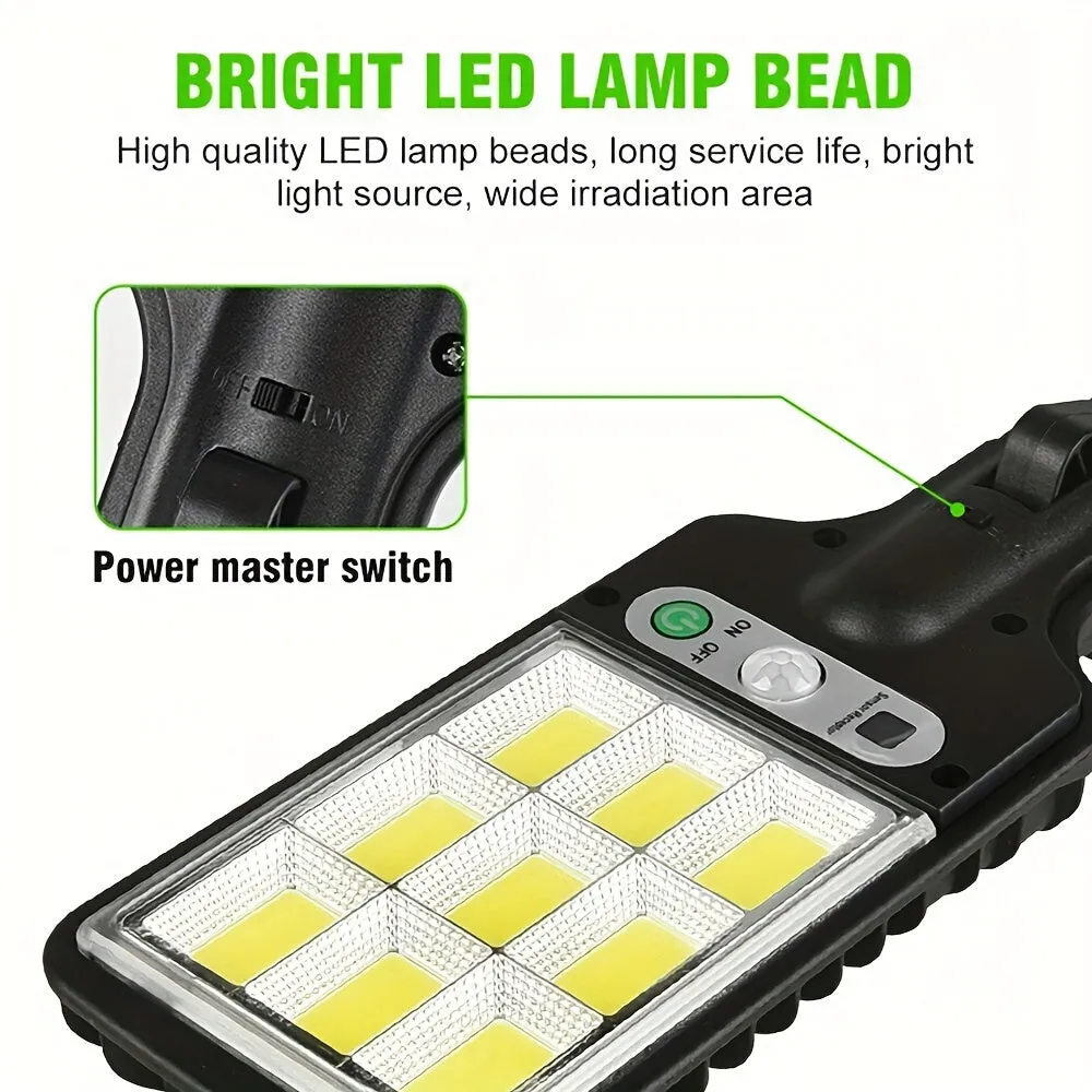 Remote Controlled Solar Security Light for Garden and Garage