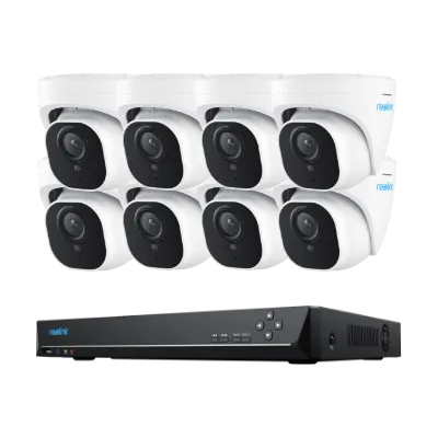 Reolink RLK16-800D8 16-Channel 4K PoE NVR Security Camera Kit | Person/Vehicle Detection, 4TB HDD Included (Up to 12TB HDD), IP67 Cameras