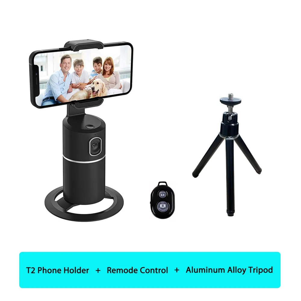 Selfie Tracking Motion Tracking Phone Holder - 360° Rotation