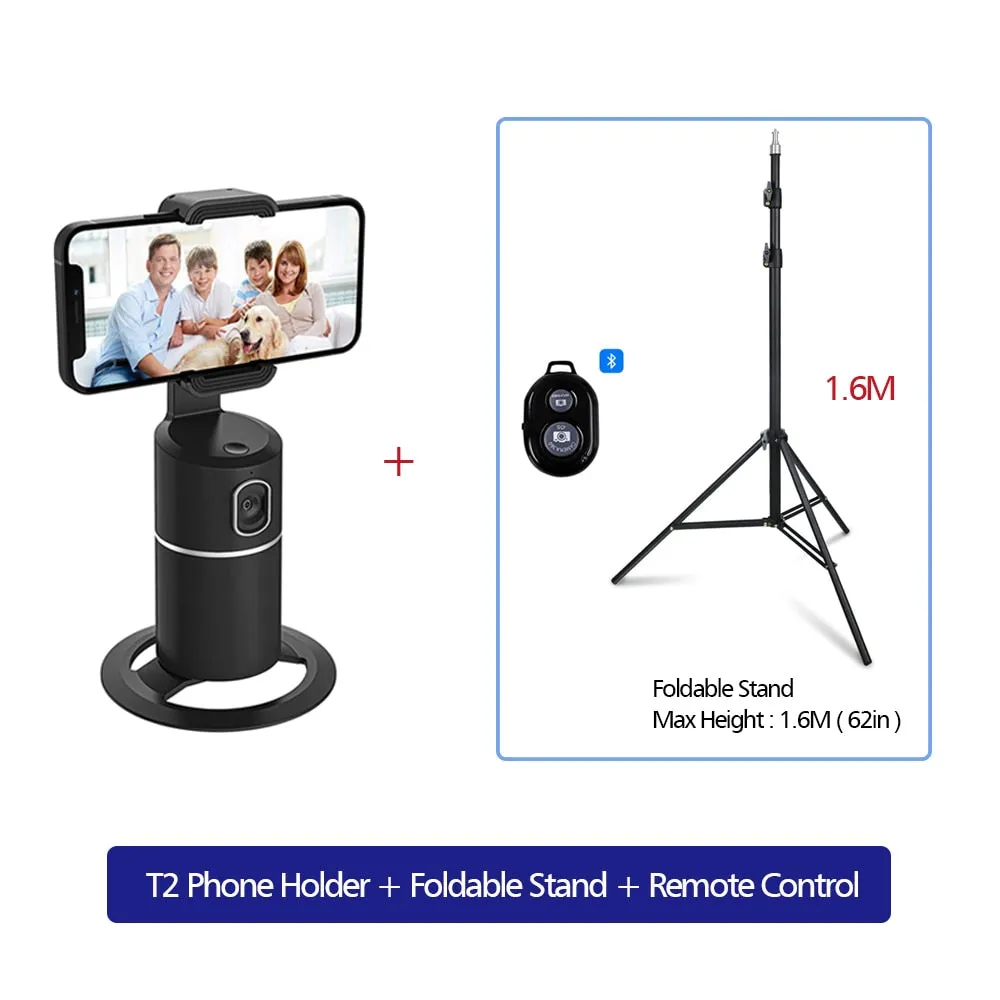 Selfie Tracking Motion Tracking Phone Holder - 360° Rotation