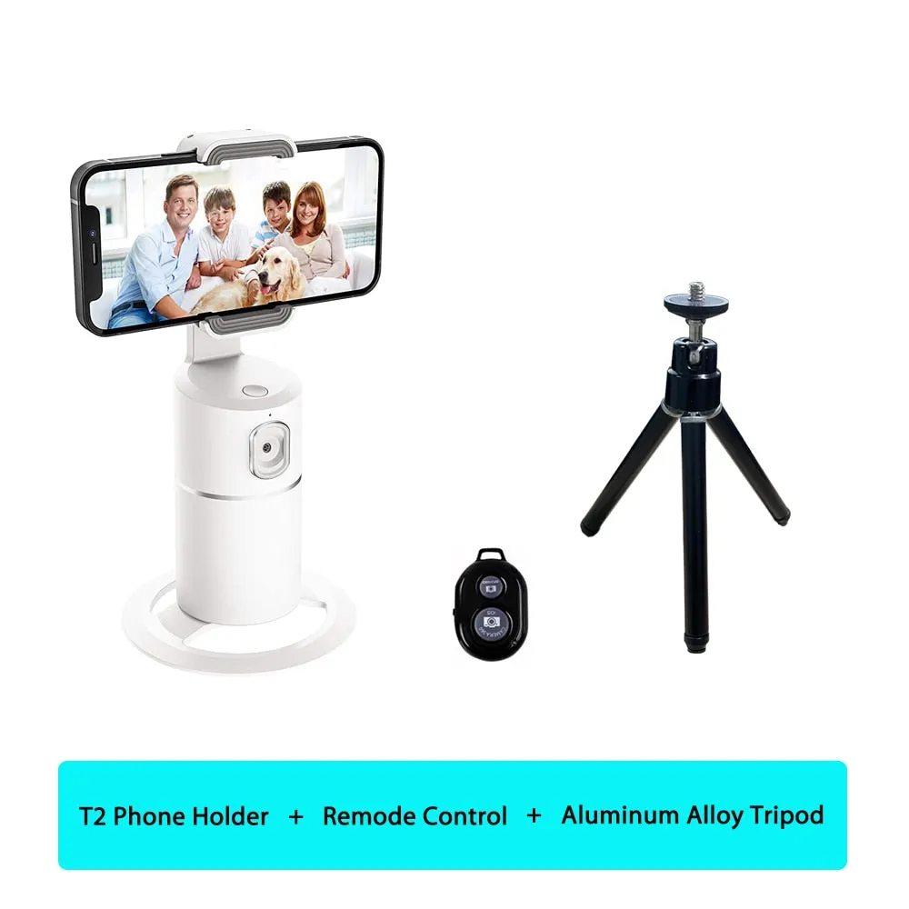 Selfie Tracking Motion Tracking Phone Holder - 360° Rotation