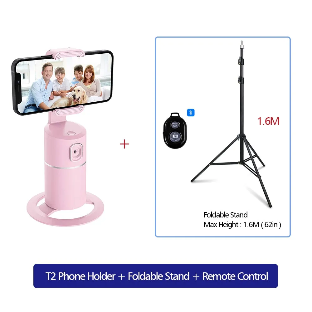 Selfie Tracking Motion Tracking Phone Holder - 360° Rotation