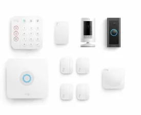 Special Bundle:  Ring Video Doorbell (Gen 2)   Ring Alarm Kit V2 700 Series (8 pieces)   Ring Stick Up Cam Battery (3rd Gen)