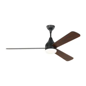 Streaming Smart 60" Ceiling Fan in Midnight Black