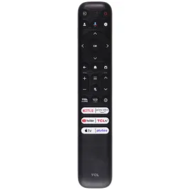 TCL Remote Control (RC923/FMB2) Netflix/Prime/YouTube/TCLtv/AppleTV/PlutoTV