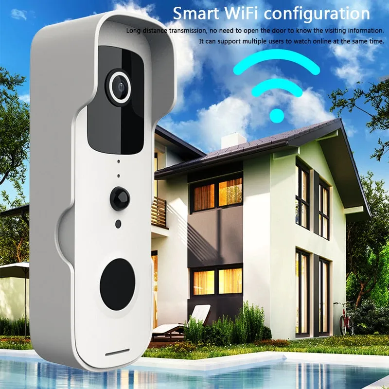 Tuya Smart Wireless Video Doorbell Digital Visual Intercom WIFI Door Bell Waterproof Electronic Doorman Home Security Camera