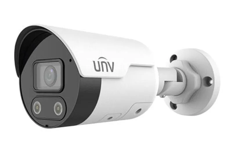 UNIVIEW IPC2124SR3-ADF28KMC-DL: 4MP ColorHunter Dual-Light Fixed Mini Bullet Camera