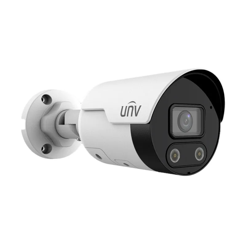 UNIVIEW IPC2124SR3-ADF28KMC-DL: 4MP ColorHunter Dual-Light Fixed Mini Bullet Camera