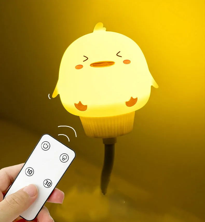 USB Bear, Rabbit, Kitten, Duckling, Children's Room, Dormitory, Breastfeeding And Feeding, Remote Control Night Light