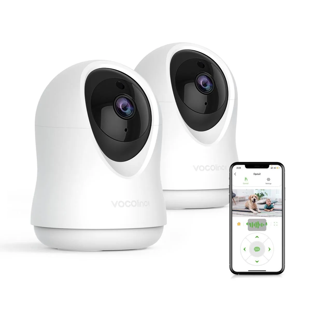 VOCOlinc Opto Smart Indoor Camera - VC1-2Packs