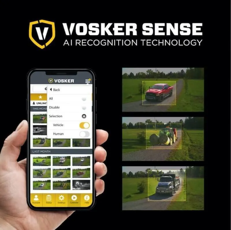 Vosker V150 – Solar Powered LTE Cellular Outdoor Security Camera