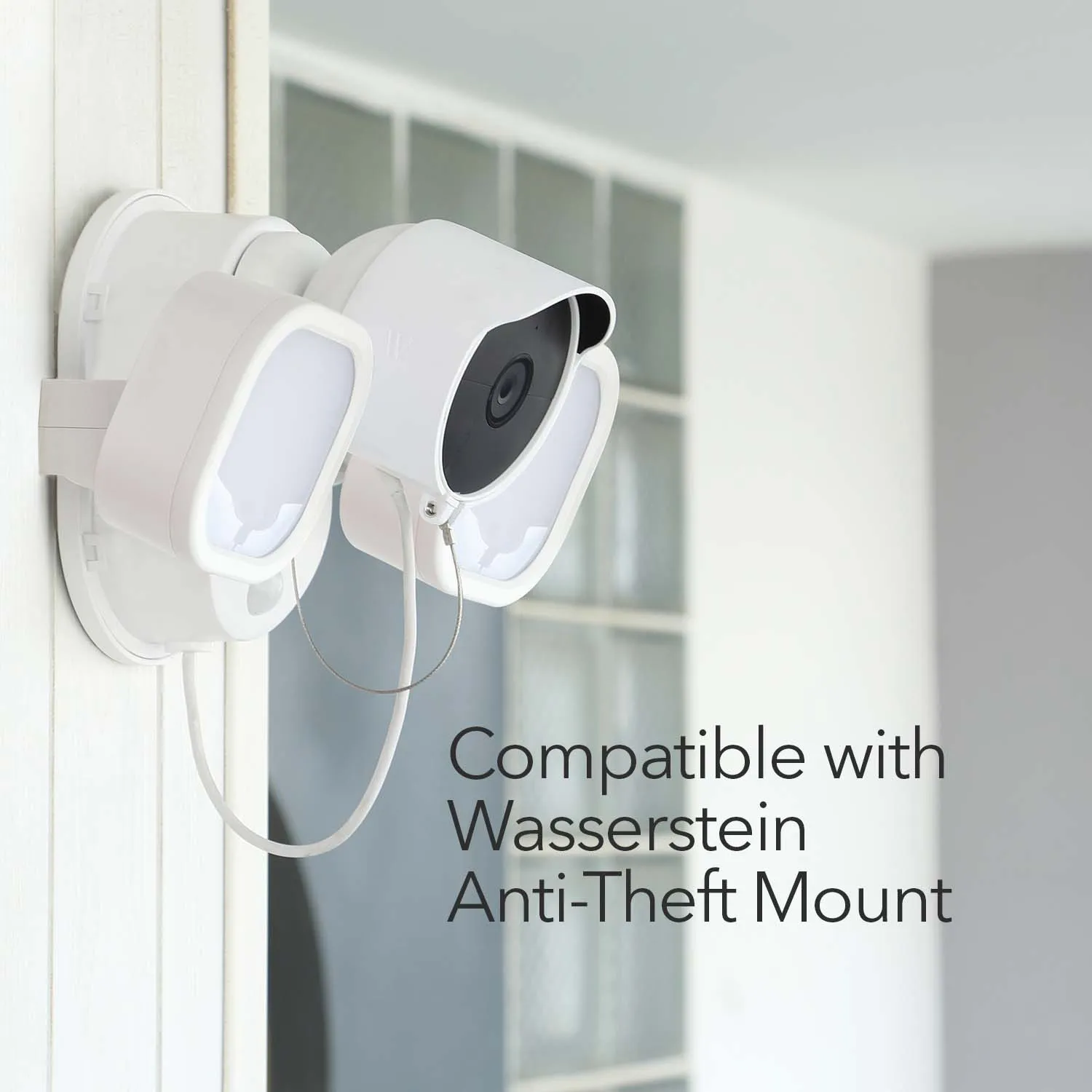 Wasserstein 3-in-1 Charger, Floodlight, and Mount for Google Nest Cam (Battery)