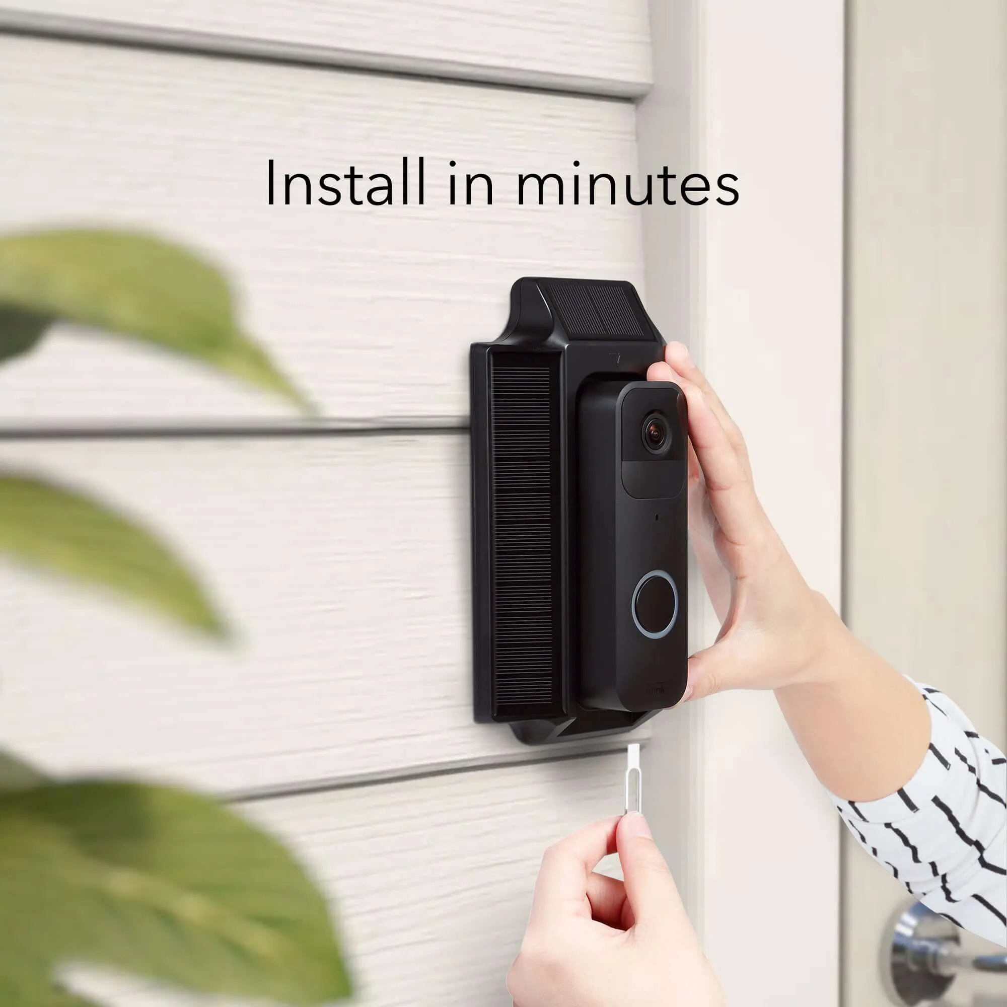 Wasserstein Solar Charger & Mount for Blink Video Doorbell