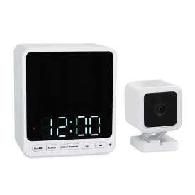 Wasserstein Wyze Cam V4/V3/V3 Pro/OG Alarm Clock Case | Discreet Placement