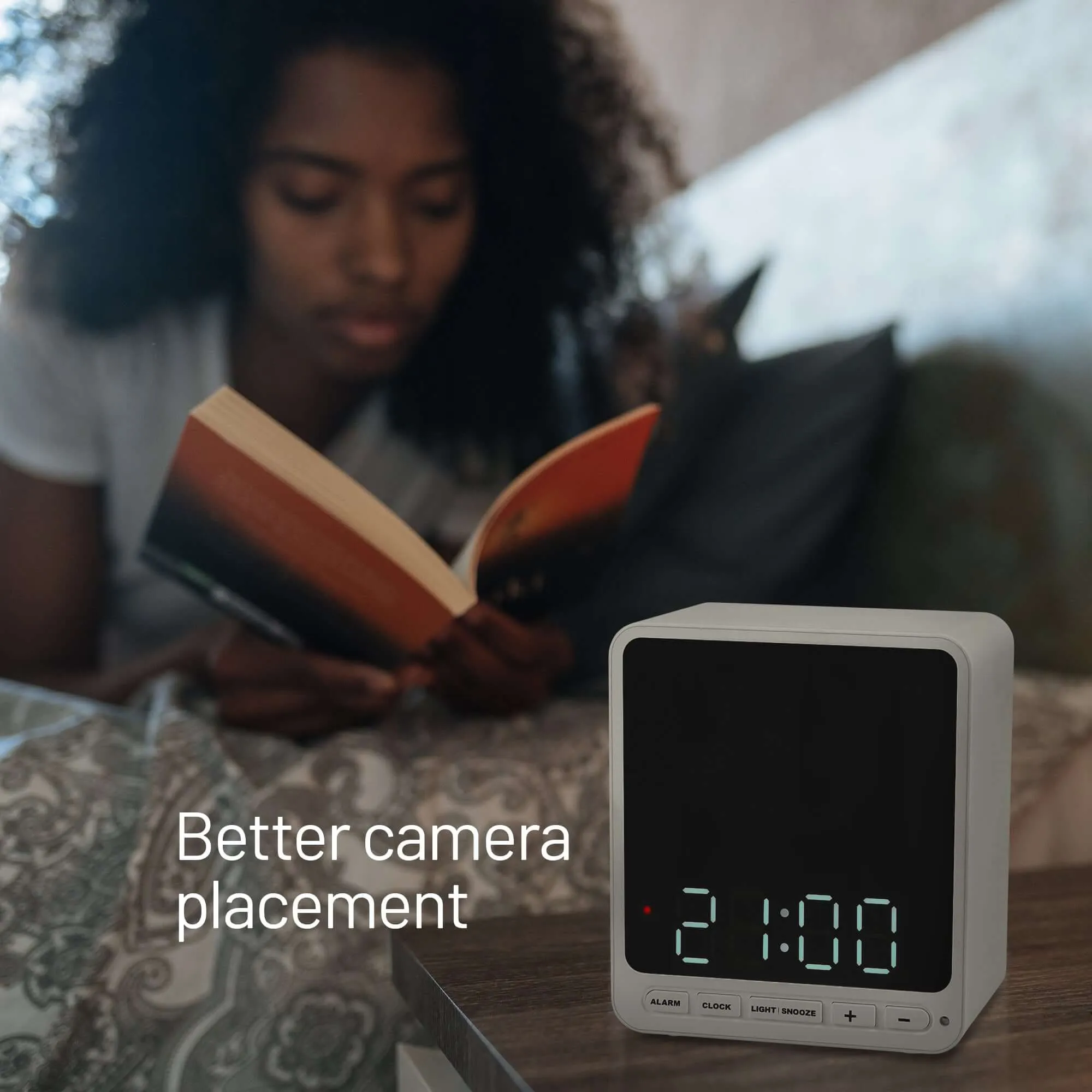 Wasserstein Wyze Cam V4/V3/V3 Pro/OG Alarm Clock Case | Discreet Placement