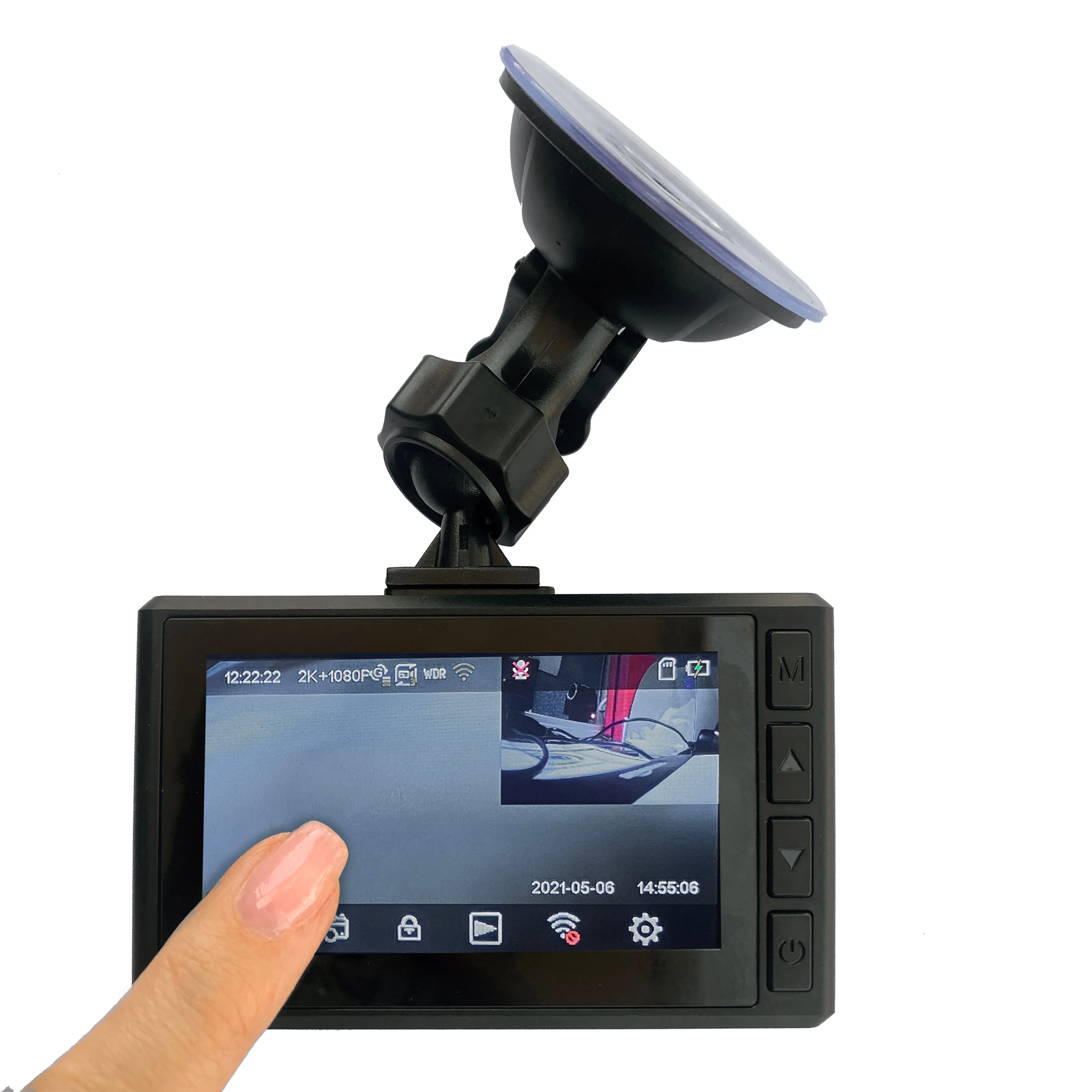 WIFI 2nd Gen 2K Dual (2) Pinnacle Touch Screen Dash Cam System