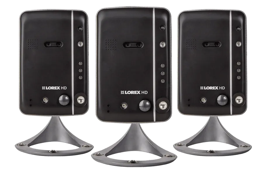 Wireless high definition IP cameras (3-pack)