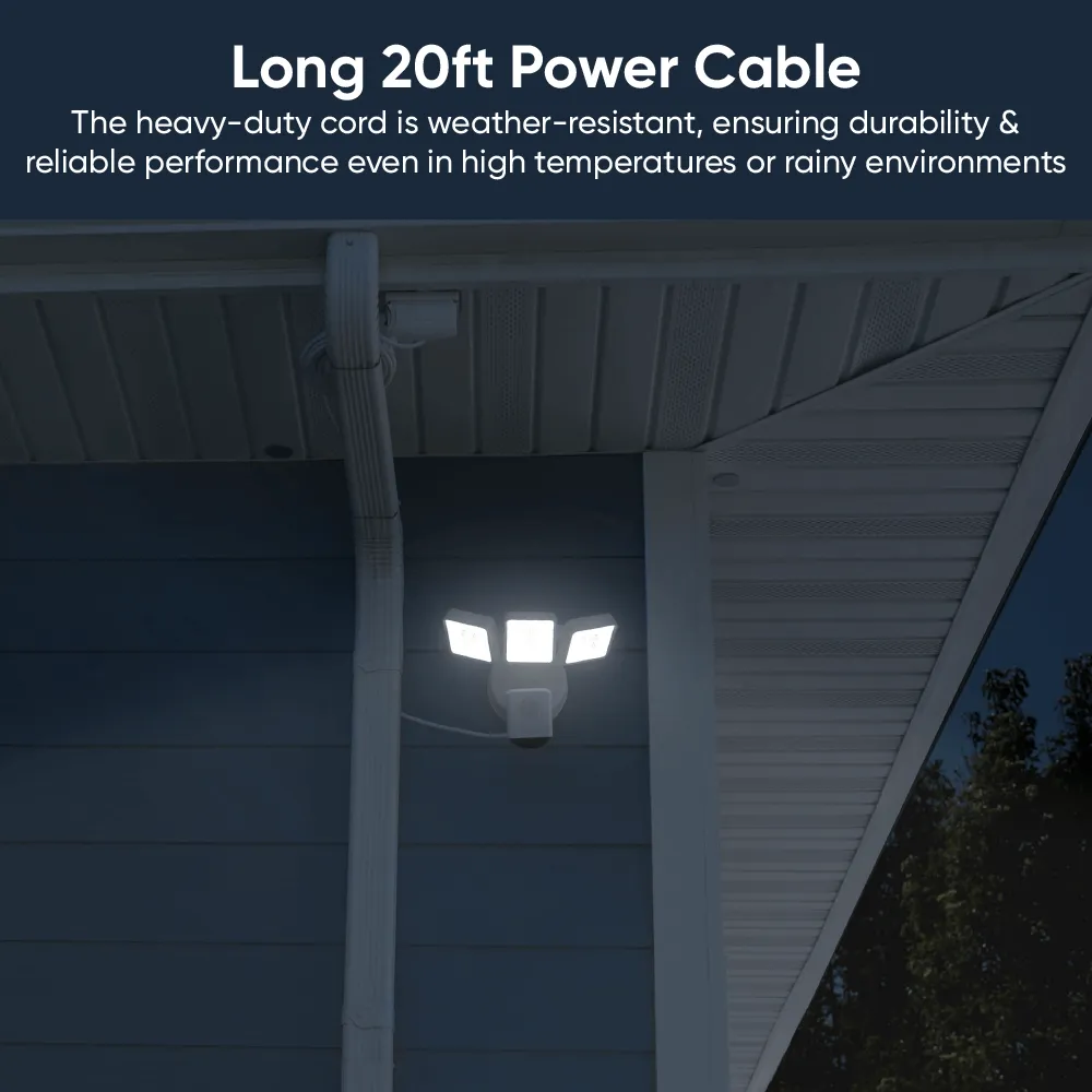 Wyze Cam Floodlight Pro   Plug-In Mount