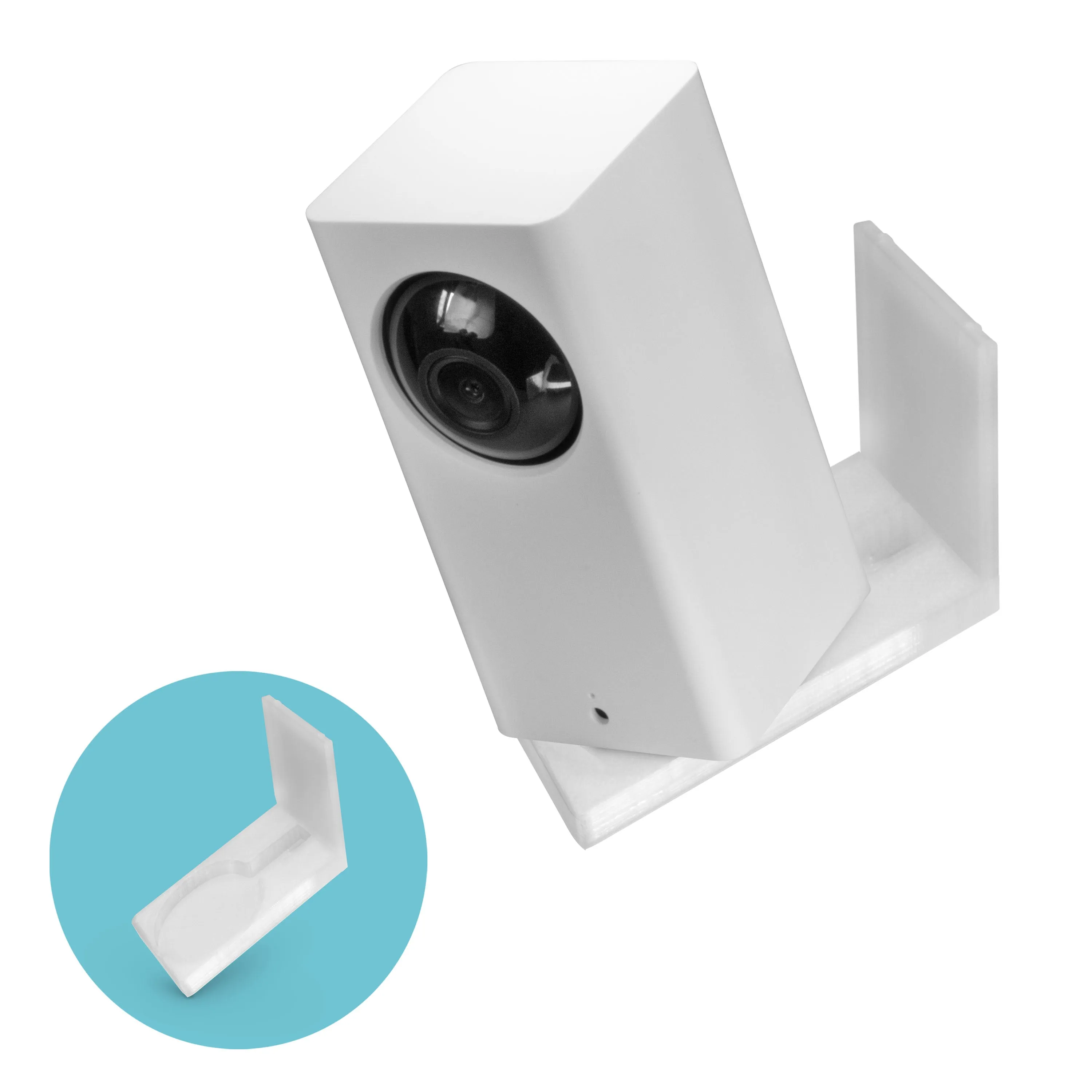 Wyze Cam Pan Tilted Adhesive Mount - V1 & V2 Compatible