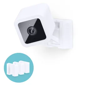 Wyze Cam V3 & V4 (3 Pack) Adhesive Wall Mount - Easy To Install, No Screws & Mess